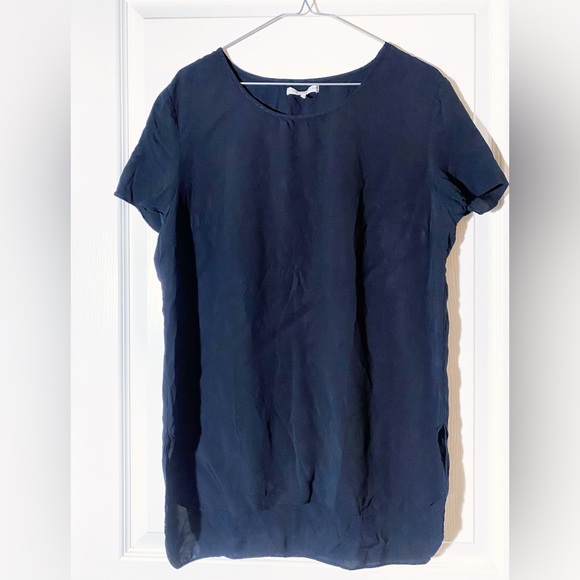 OAK + FORT black t-shirt size M 100% rayon - Picture 1 of 4